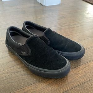 Vans Slip-On Pro in Black Suede
